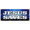 Signmission JESUS SAVES BANNER SIGN church religious pastor bible christian message B-96 Jesus Saves - alternate 1